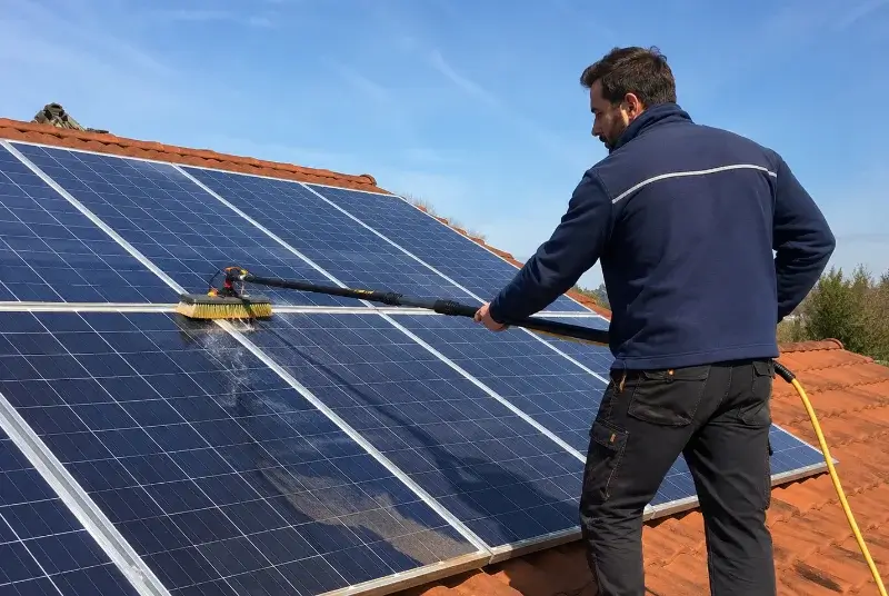 Nettoyage et entretien de panneaux solaires à Marsillargues